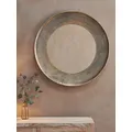 Nkuku Yakira Round Wall Mirror, Antique Brass