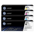 HP 201A Multipack - Full Set of 4 Toner Cartridges - EXTRA HIGH CAPACITY (Original)