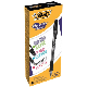 BIC Gel-ocity Illusion 943441 Fine 0.7mm Erasable Ink Rollerball Pen - Black (12 Pack)