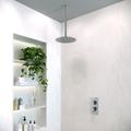 Axel Single Outlet Shower Valve with Round Shower Head and Ceiling Arm
