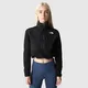 The North Face Women's Cropped Denali Fleece Jacket Tnf Black Size M