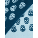 Skull wool scarf