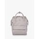 BabaBing! Mani Vegan Leather Changing Backpack, Grey Blush