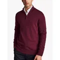 Charles Tyrwhitt Merino Wool Zip Neck Jumper