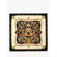 Aspinal of London Signature Shield Silk Square Scarf