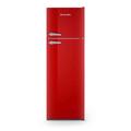 Montpellier MAB346R Retro Top Mounted 60cm Fridge Freezer - Red