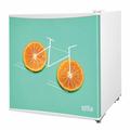 Kuhla KTTF4GB-1024 Orange Slice Bike 43L Mini Fridge With Ice Box - White