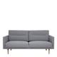 Larvik 2.5 Seater Sofa Grey Oak Effect Legs