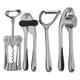 Maison By Premier 5 Piece Chrome Finish Kitchen Gadget Set