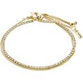 Pilgrim Gold Mille Layered Crystal Bracelet - Gold