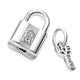 Pandora Silver Padlock & Key Charm