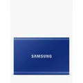 Samsung T7 USB 3.2 Gen 2 Portable SSD Hard Drive, 1TB, Blue