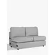 John Lewis Oliver Modular Medium 2 Seater Armless Sofa Unit