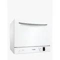 Bosch Series 4 SKS62E32EU Freestanding Compact Dishwasher, White