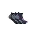 3 Pairs Ankle Cycling Socks Sport Socks with Heel Padding