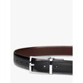 Charles Tyrwhitt Reversible Leather Belt, Black/Chocolate