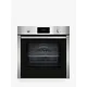 Neff N30 Slide and Hide B3CCC0AN0B Built In Electric Single Oven, Stainless Steel