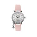 Vivienne Westwood Orb Pastelle Silver Crystal Set Dial With Orb Charm Pink Leather Strap Ladies Watch