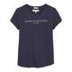 Tommy Hilfiger Girls Essential Short Sleeve T-Shirt - Navy, Navy, Size Age: 6 Years, Women