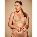 Ann Summers Bras Sexy Lace Planet Padded Plunge, Beige, Size 36Ff, Women
