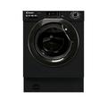 Candy Cbd 495D1Wbbe-80 Integrated Washer Dryer, 9Kg Wash, 5Kg Dry, 1400 Spin - Black - Washer Dryer Only