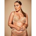 Ann Summers Bras Sexy Lace Planet Padded Plunge, Beige, Size 32D, Women