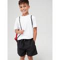 Everyday Boys School Swim Short - Black, Black, Size Age: 14-15 Years