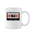 Smartprints Audio Cassete Mug -Image by Shutterstock White 15 oz