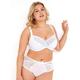 Pour Moi Flora Deep Brief - White, White, Size 10, Women