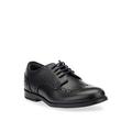 Start-rite Brogue Pri Leather Girls Smart Lace Up School Shoes - Black, Navy, Size 12 Younger