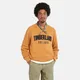 Timberland Modern Wash Logo Sweatshirt For Men In Dark Yellow Yellow, Size XXL