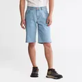 Timberland Canobie Lake Denim Shorts For Men In Blue Light Blue, Size 34