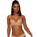 Gossard Superboost Lace Padded Plunge Bra - Nude, Nude, Size 36B, Women