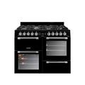 Leisure Ck100F232K 100Cm Cookmaster Dual Fuel Range Cooker, Black