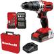 Einhell Power X-Change Einhell Power X-Change TE-CD 18/2 Li-i +22 Cordless Combi Drill Kit with 1 x 2.5Ah Battery + 22 piece drill set