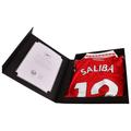 Arsenal Boxed 22/23 Signed Home Shirt SALIBA, Multicolor