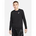 Nike NSW Club Fleece Crew - Black/White, Black/White, Size 2Xl, Women