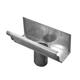 Metal Gutta Stainless Steel 152mm Ogee Gutter Running Outlet - 100mm Silver SLOGO8