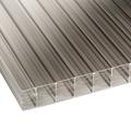 Marlon 25mm Bronze Sevenwall Polycarbonate Roof Sheet - 2000mm x 800mm Corotherm 2080255BH