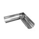 Metal Gutta Stainless Steel 125mm Half Round Gutter Internal Corner - 135dg Silver SRCI135S