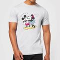 Disney Mickey Mouse Minnie Kiss T-Shirt - Grey - 5XL