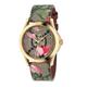 Gucci G-Timeless Pink Blooms Gold PVD Ladies Watch