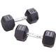 York Individual Rubber Hex Dumbbell (up to 50kg)