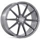 Ispiri Wheels FFR1 Alloy Wheels In Full Brushed Carbon Titanium Set Of 4 - 21x10.5 Inch ET43 5x120 PCD 72.56mm Centre Bore Full Brushed Carbon Titanium, Grey