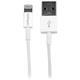 StarTech.com 1m 3ft White Apple 8-pin Slim Lightning to USB Cable for iPhone iPod iPad - Thin Apple Lightning to USB Charger / Sync Cable - Discontinued Limited Stock Replaced by RUSBLTMM1M