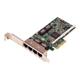 Broadcom 5719 QP 1Gb Network Interface Card Low ProfileCusKit