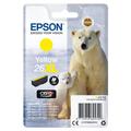 Epson Polar bear Singlepack Yellow 26XL Claria Premium Ink