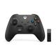 Microsoft Xbox Wireless Controller + Wireless Adapter for Windows 10 Black Gamepad PC Xbox One Xbox One S Xbox One X Xbox Series S Xbox Series X