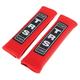 TRS 3 Inch Wide Harness Pads - 3 Inch, Red, Red