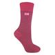 THMO Womens - 1 Pair Ladies Thick Fleece Lined Warm Thermal Socks for Winter - Pink - Size UK 4-6.5